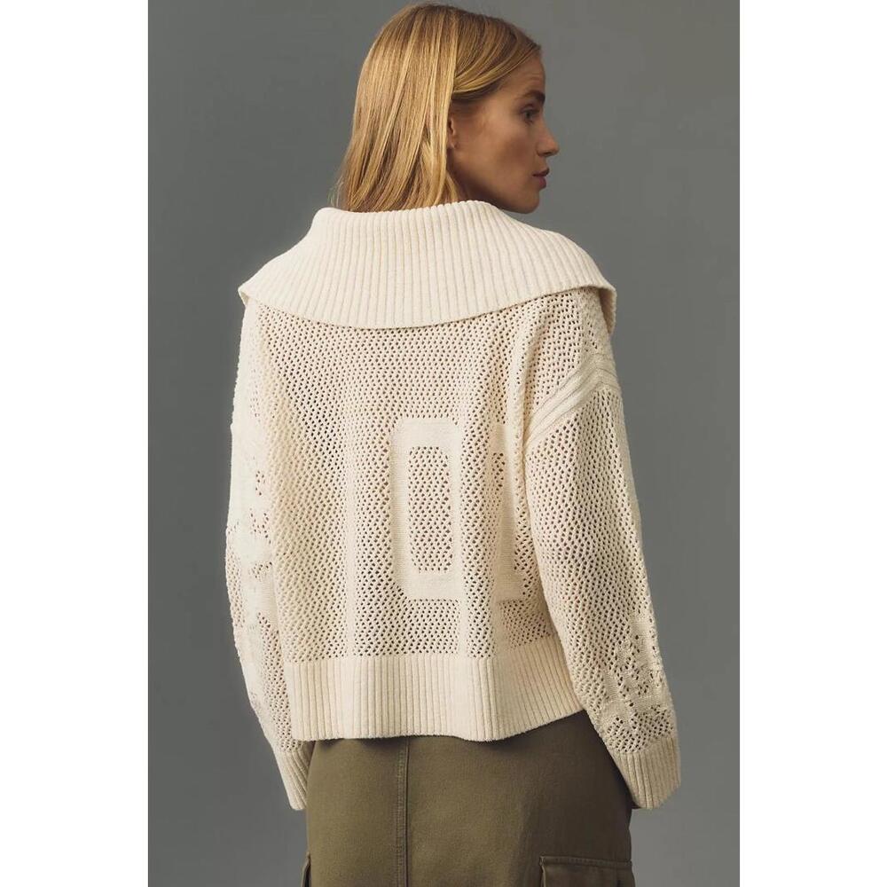 Daily Practice Anthropologie Half-Zip Oversized Pullover Sweater Women’s Small